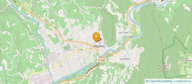 localisation de l'entreprise ASOFT NYONS NUMERIQUE à NYONS