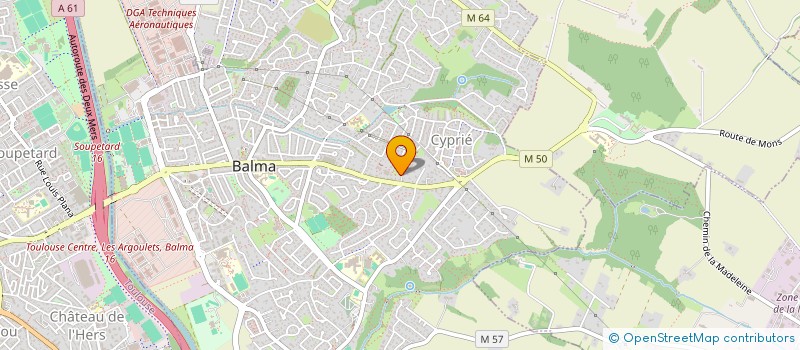 localisation de l'entreprise ASOLAR DEVELOPPEMENT à BALMA