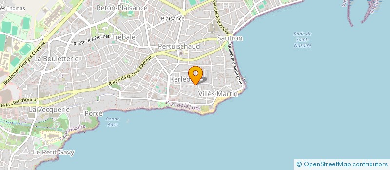 localisation de l'entreprise ASOLINE  SAINT-NAZAIRE