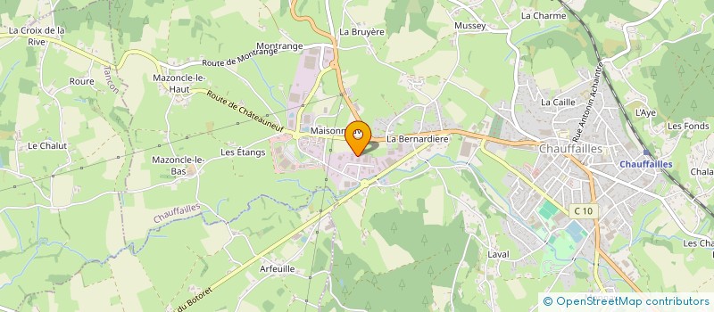 localisation de l'entreprise ASOLTECH INDUSTRIES à CHAUFFAILLES