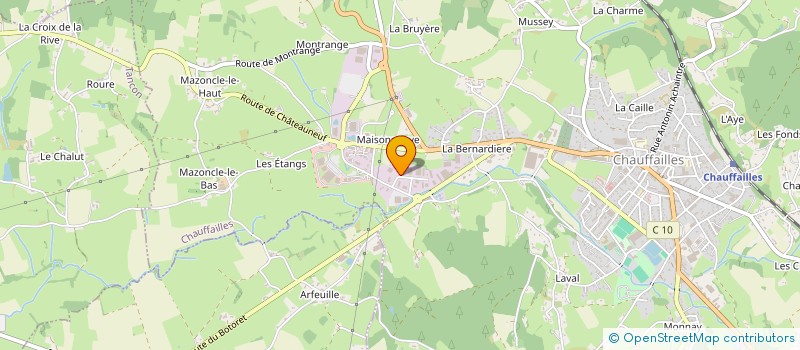 localisation de l'entreprise ASOLTECH MARTELIN à CHAUFFAILLES