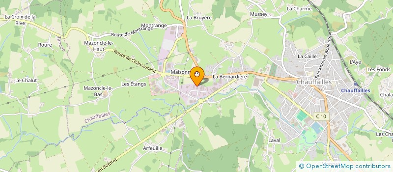 localisation de l'entreprise ASOLTECH MMI  CHAUFFAILLES