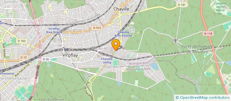 localisation de l'entreprise ASOM à VIROFLAY