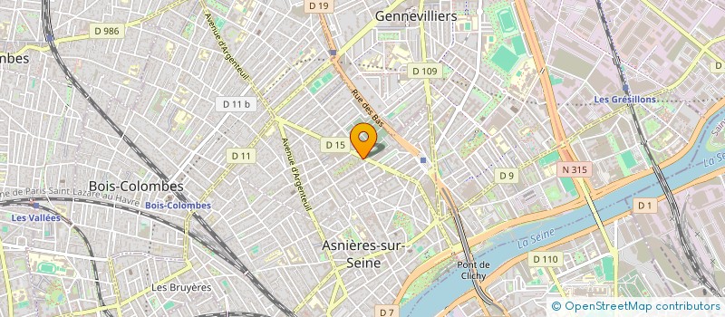 localisation de l'entreprise ASONEPAI à ASNIERES-SUR-SEINE