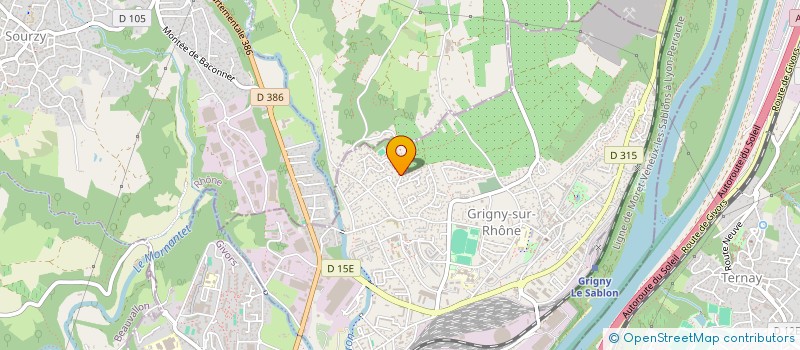 localisation de l'entreprise ASORYS  GRIGNY