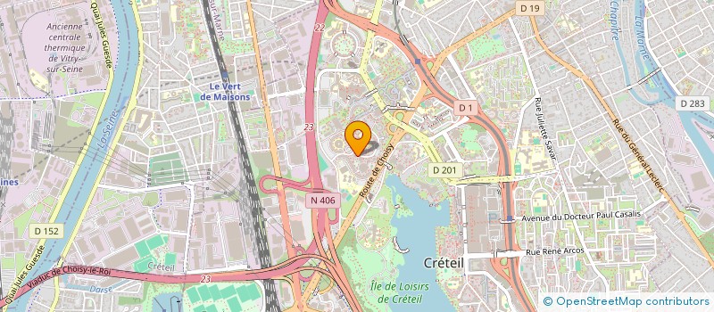 localisation de l'entreprise ASOTEK  CRETEIL