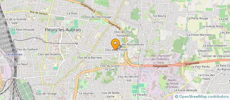 localisation de l'entreprise ASOW SECOURS MALI 45 à ORLEANS