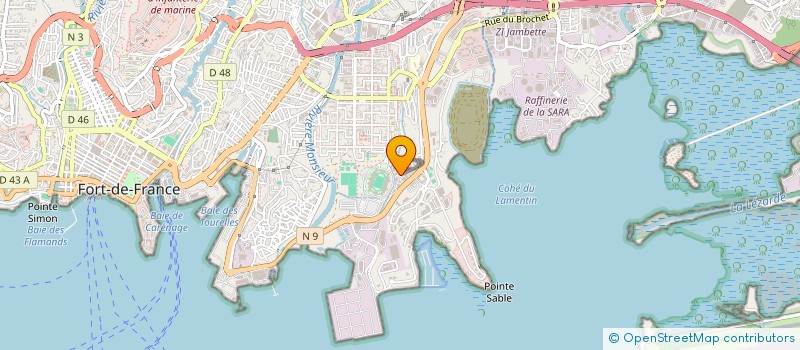 localisation de l'entreprise ASP 2020  FORT-DE-FRANCE