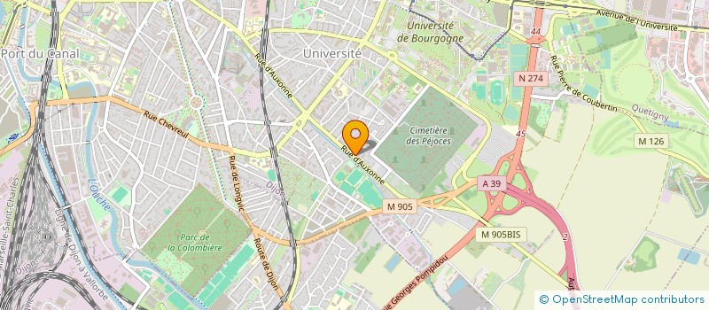 localisation de l'entreprise ASP-21  DIJON