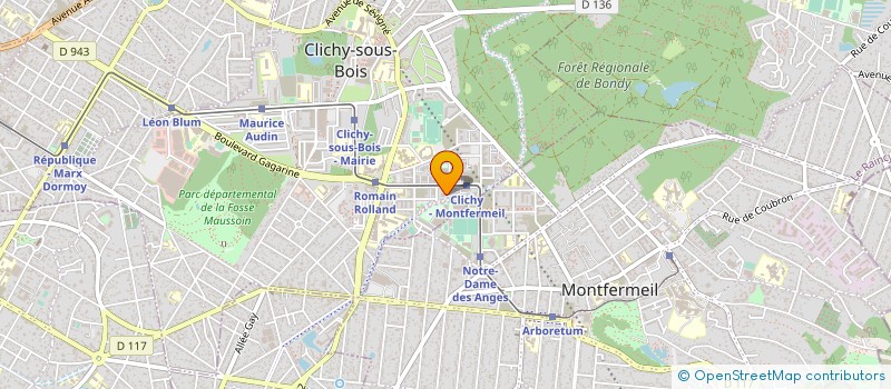 localisation de l'entreprise ASP à CLICHY-SOUS-BOIS