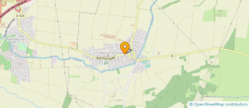 localisation de l'entreprise ASP  MEISTRATZHEIM