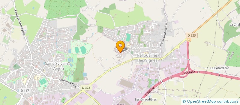 localisation de l'entreprise ASP  VERRIERES-EN-ANJOU