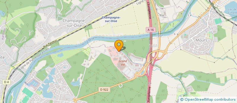 localisation de l'entreprise ASP  L'ISLE-ADAM