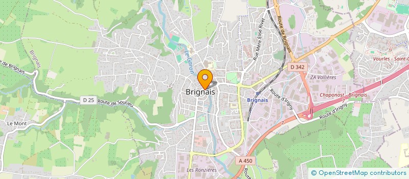 localisation de l'entreprise ASP ACTION SECURITE PRIVEE  BRIGNAIS