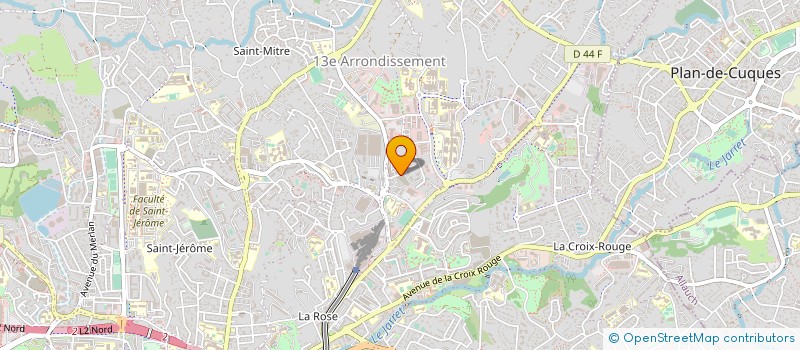 localisation de l'entreprise ASP-AMBULANCES SUD PROVENCE à MARSEILLE