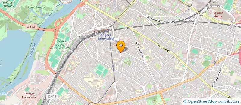 localisation de l'entreprise ASP ANJOU  ANGERS
