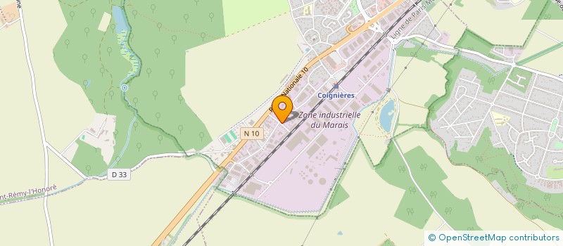 localisation de l'entreprise ASP BATIMENT à COIGNIERES