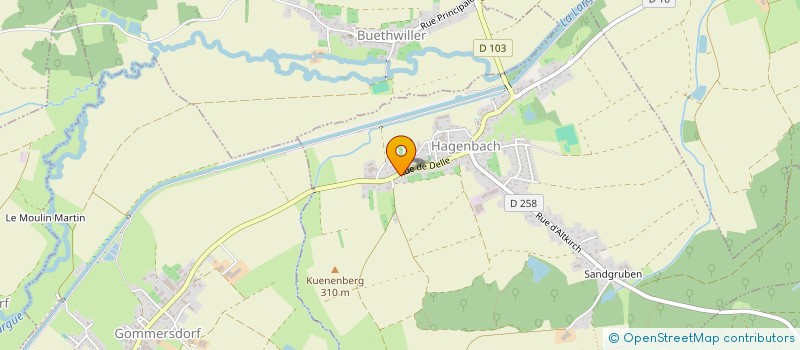 localisation de l'entreprise ASP BOIS  MAGNY