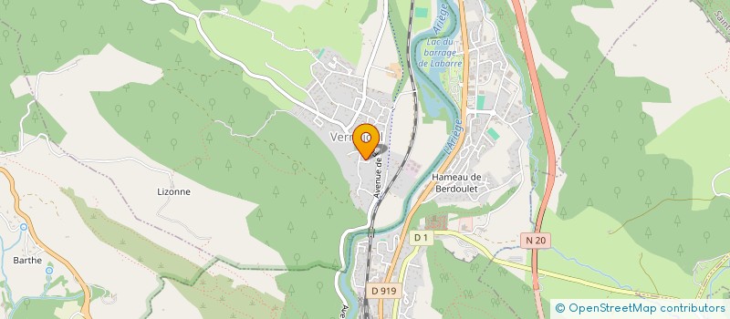 localisation de l'entreprise ASP CONCEPT à VERNAJOUL