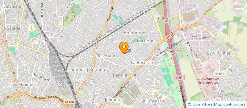 localisation de l'entreprise ASP CONSEIL à TOULOUSE