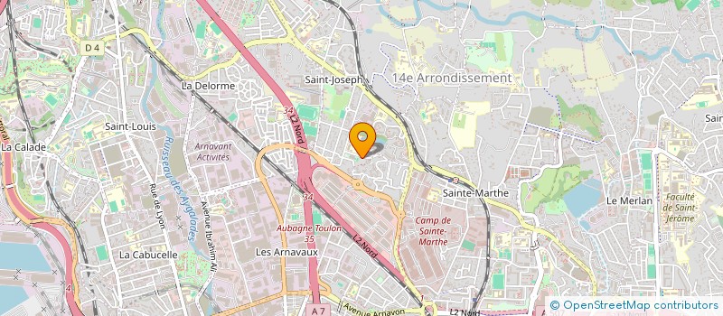 localisation de l'entreprise ASP CULT DE GEST DU FOYER ECOLE DE POLIC à MARSEILLE