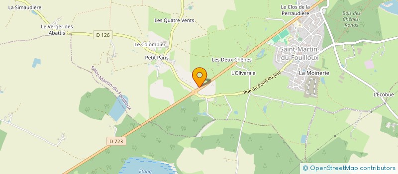 localisation de l'entreprise ASP EVENEMENTS à SAINT-MARTIN-DU-FOUILLOUX