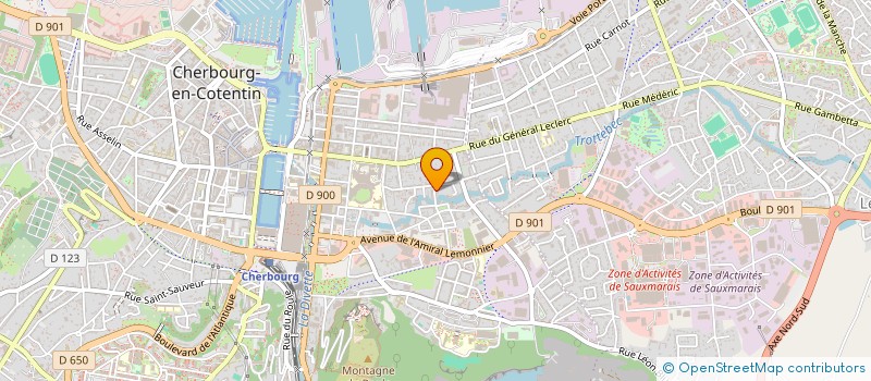 localisation de l'entreprise ASP FABRICANT à CHERBOURG-EN-COTENTIN