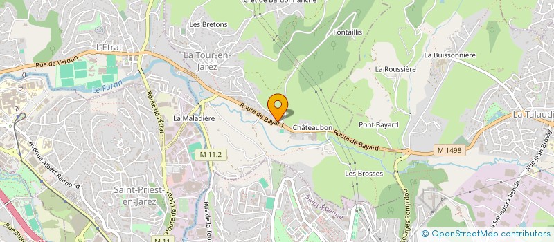 localisation de l'entreprise ASP IMMO  LA TOUR-EN-JAREZ