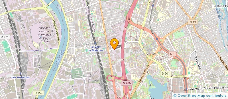 localisation de l'entreprise ASP LOG  CRETEIL