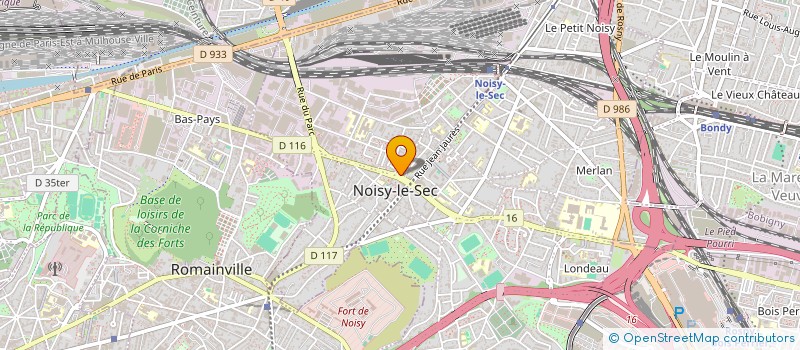 localisation de l'entreprise ASP SECURITE PRIVEE à NOISY-LE-SEC