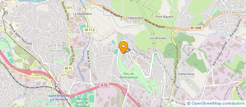 localisation de l'entreprise ASP SERVICES à SAINT-ETIENNE