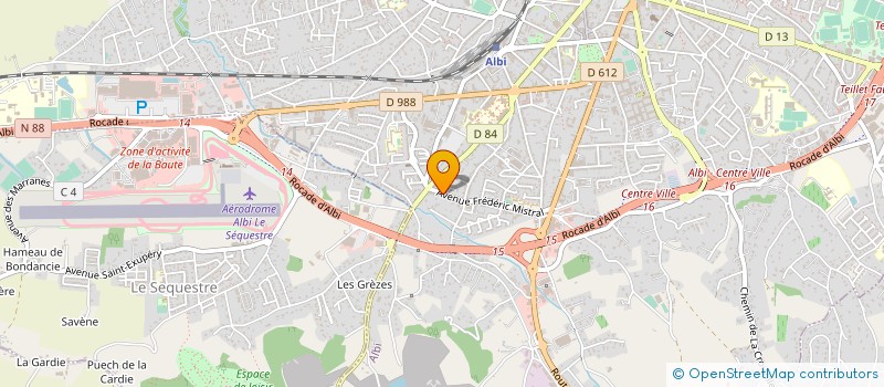 localisation de l'entreprise ASP.STORAGE  ALBI