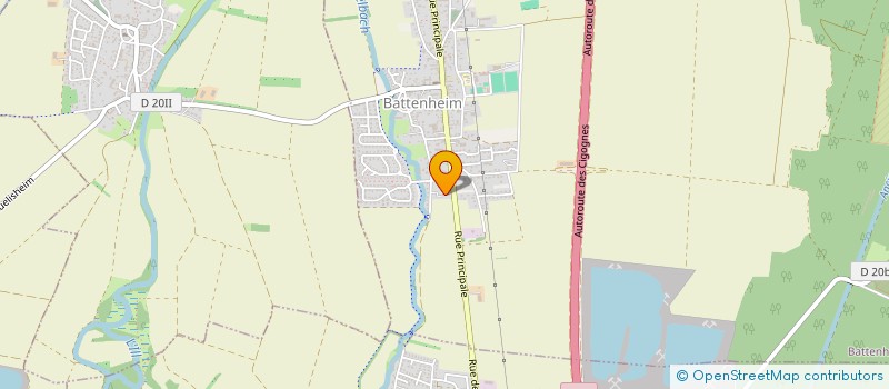 localisation de l'entreprise ASP THUET  BATTENHEIM