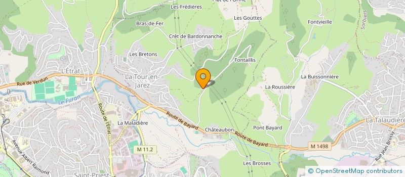 localisation de l'entreprise ASP TP à LA TOUR-EN-JAREZ