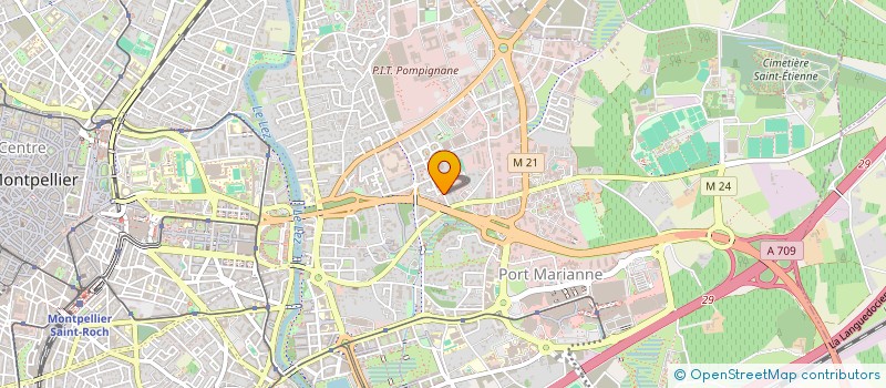 localisation de l'entreprise ASP30 à MONTPELLIER