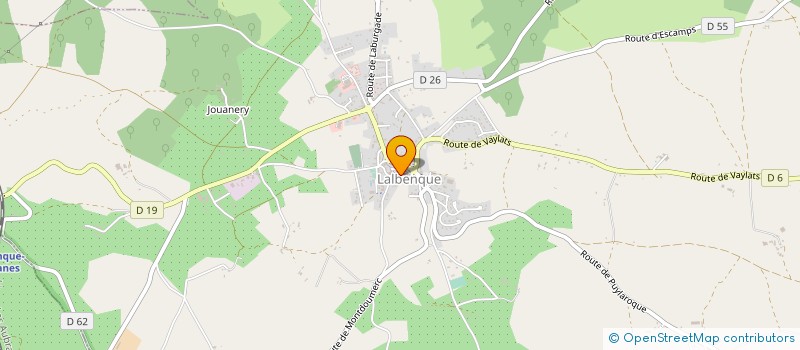 localisation de l'entreprise ASP9 à LALBENQUE