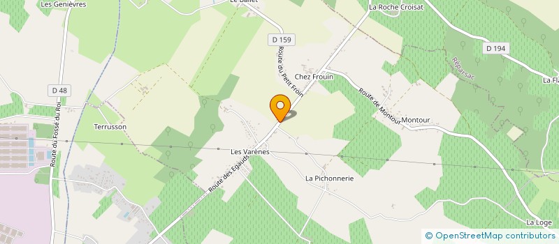 localisation de l'entreprise ASPA DU COGNACAIS  NERCILLAC