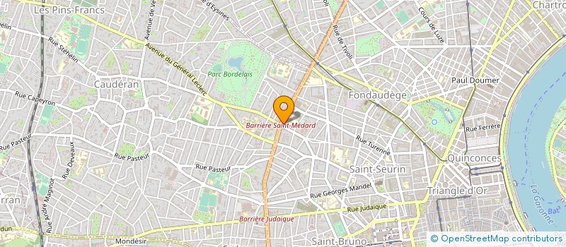 localisation de l'entreprise ASPA LOIC à BORDEAUX