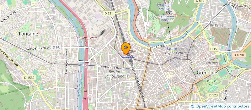 localisation de l'entreprise ASPADIT à GRENOBLE