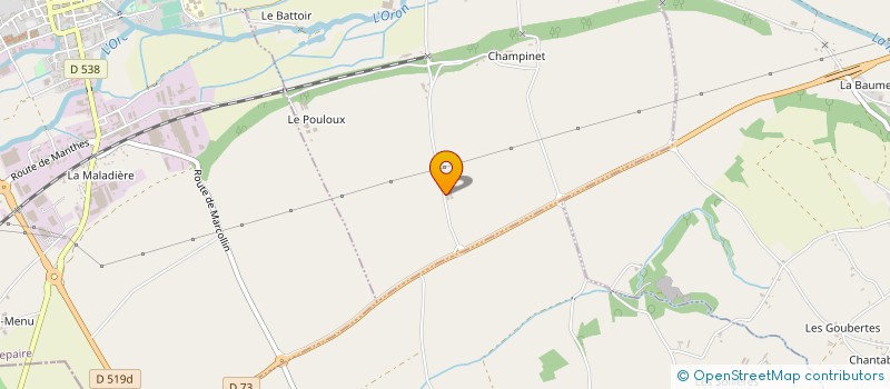 localisation de l'entreprise ASPAE  SAINT-BARTHELEMY