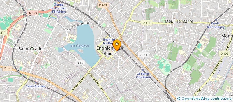 localisation de l'entreprise ASPAGEMOR à ENGHIEN-LES-BAINS