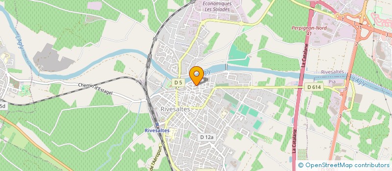 localisation de l'entreprise ASPAM à RIVESALTES