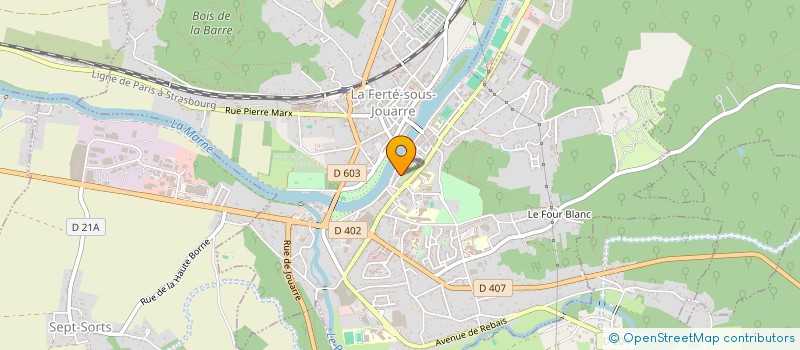 localisation de l'entreprise ASPAM ASS POUR L ACTION MUSICALE à LA FERTE-SOUS-JOUARRE