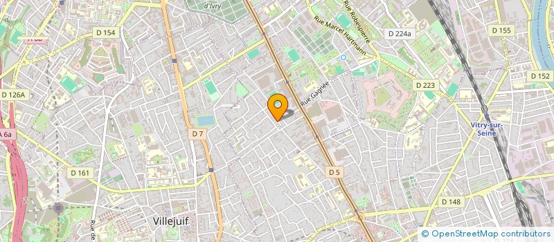 localisation de l'entreprise ASPARATHLE à VITRY-SUR-SEINE
