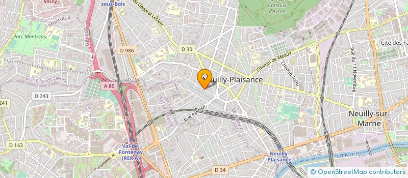 localisation de l'entreprise ASPASIA BUI KIM KHUE à NEUILLY-PLAISANCE