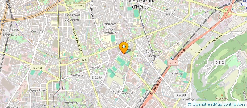 localisation de l'entreprise ASPAY à GRENOBLE