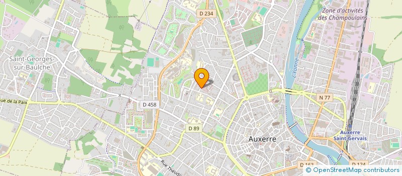 localisation de l'entreprise ASPAZIA à AUXERRE