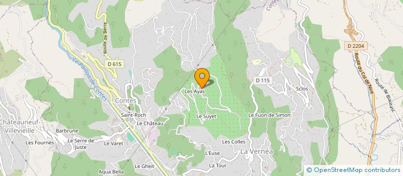 localisation de l'entreprise ASPC à CONTES