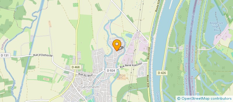 localisation de l'entreprise ASPE PREVENTION  GERSTHEIM