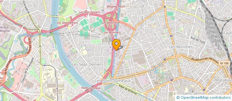 localisation de l'entreprise ASPEC-SERVIGAZ à TOULOUSE
